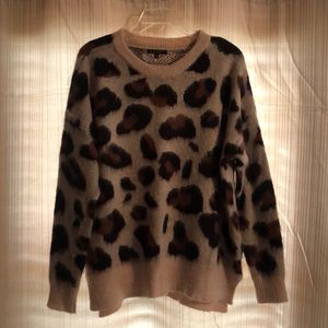 Leopard sweater purchased from Dry Goods.  Medium